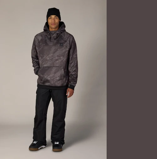 686 Bonded Fleece Hoody Charcoal Hemisphere