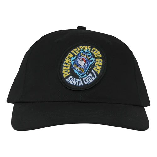 Santa Cruz Pokemon Hand Snapback Black ADULT