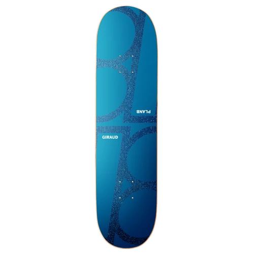 PLAN B GIRAUD MONOCHROME TWIN SKATEBOARD DECK-8.12