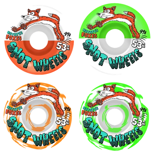 SNOT KAMIMURA FOXES 53MM 99A ASST WHEEL SET