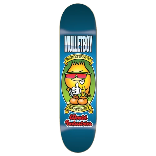 WORLD INDUSTRIES MULLETBOY SKATEBOARD DECK-8.5