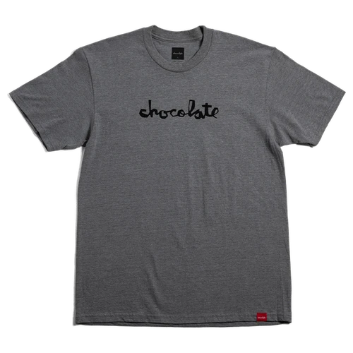CHOCOLATE CLASS TSHIRTIC CHUNK SS TSHIRT SMALL HEATHER GREY/BLK