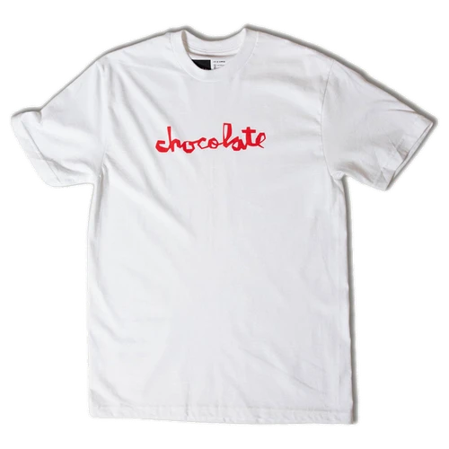 CHOCOLATE CLASS TSHIRTIC CHUNK SS TSHIRT LARGE WHT/RED