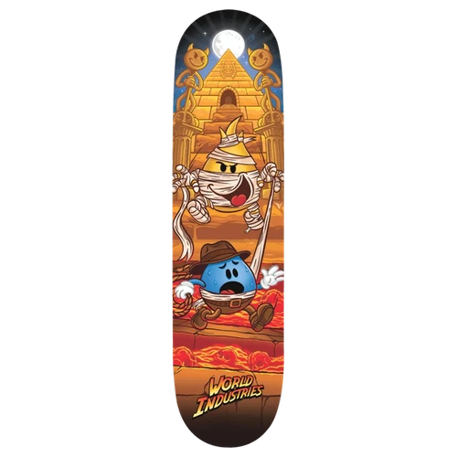 WORLD INDUSTRIES TEMPLE OF DOOM SKATEBOARD DECK-8.5