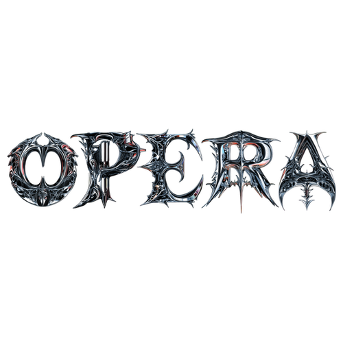 OPERA NEO HOLOGRAPHIC LARGE 7" STICKER SINGLE