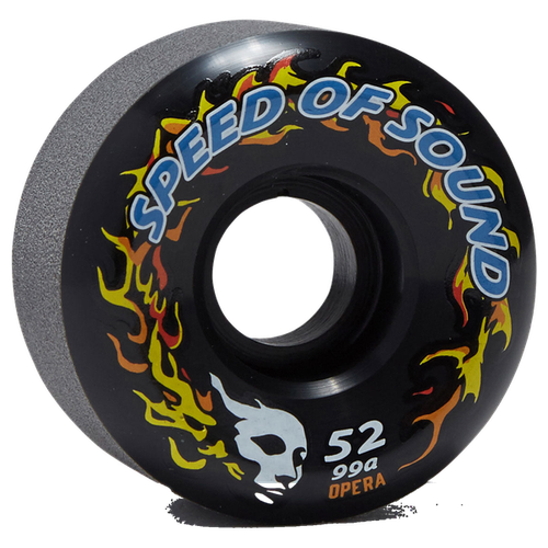 OPERA SOS FIRE MASK HARDLINE CONICAL 52MM 99A BLK WHEELS SET