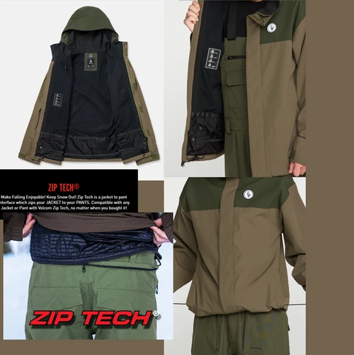 Volcom BuckThreeEighty Jacket Teak