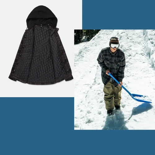 Volcom Enson Insulated Riding Flannel Black