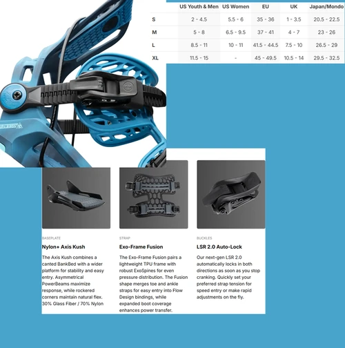 Nidecker Flow Fenix Bindings 2027 Nightshade Small