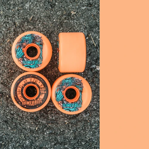 Slime Balls Rob Roskopp Five Reissue Wheels Set Pink 60/78a