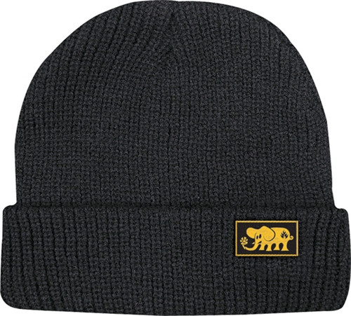 Black Label Elephant PATCH BEANIE BLACK