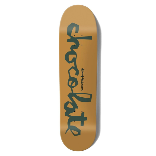 Chocolate Anderson OG Skate Deck Gold 8.5