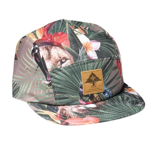 LRG Hawaian Safari 5 Panel Hat Khaki
