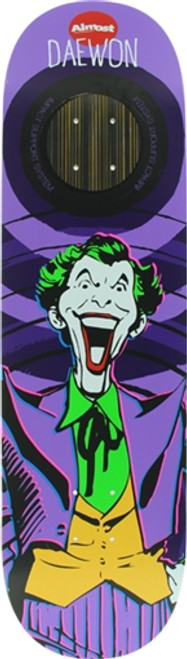 ALMOST DAEWON JOKER IMPACT SKATEBOARD DECK-8.38 PURPLE