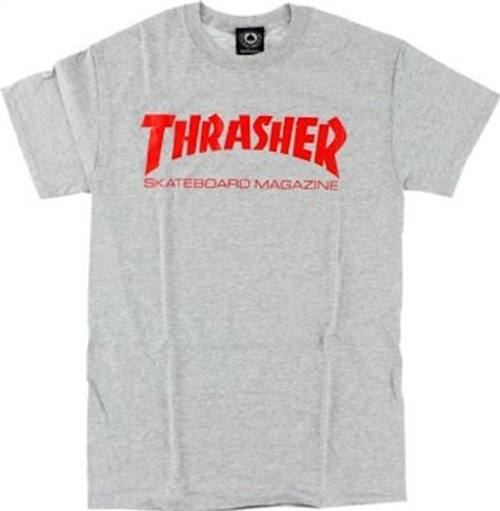 Thrasher Skate Mag SS Tshirt Grey Red S
