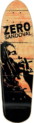 ZERO SANDOVAL BURNING CRUISER Skateboard Deck-7.5x26.75