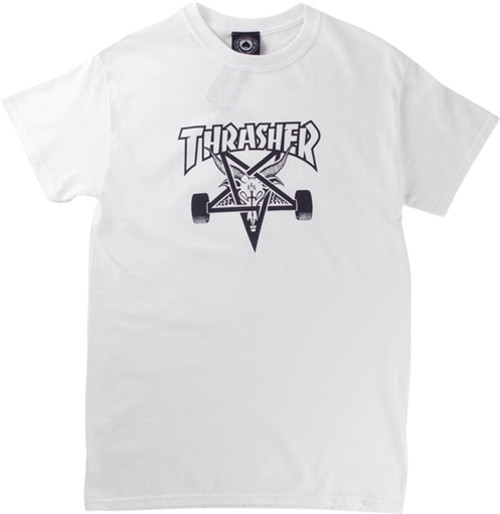 THRASHER SK8GOAT SS XLARGE WHITE