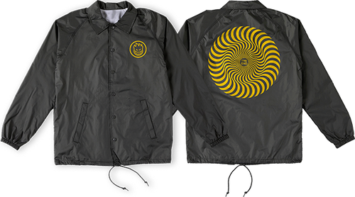 SPITFIRE CLASSIC SWIRL WINDBREAKER M-BLK/YEL