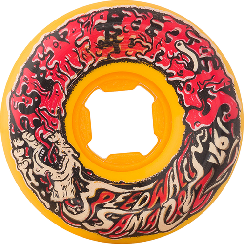 SLIME BALLS VOMIT MINI  53mm 97a ORANGE WHEELS SET