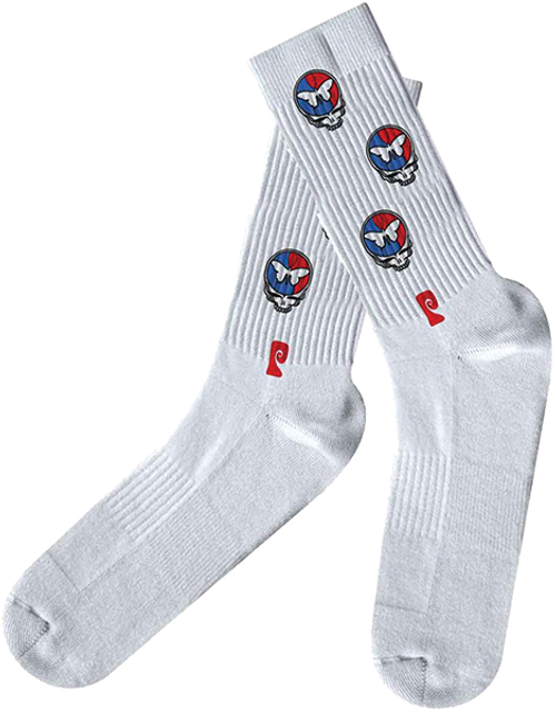 PSOCKADELIC GRATEFUL FLY CREW SOCKS 1PR