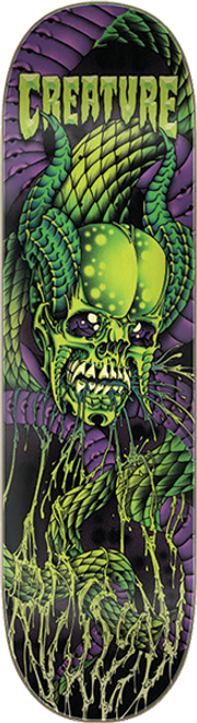 CREATURE RUSSELL SERPENT SKULL SKATE DECK 8.6