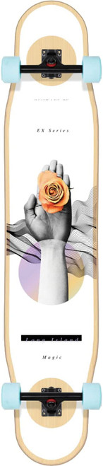 LONG ISLAND MAGIC FLEX1 FIBERFLEX SKATEBOARD COMPLETE 9.5X46