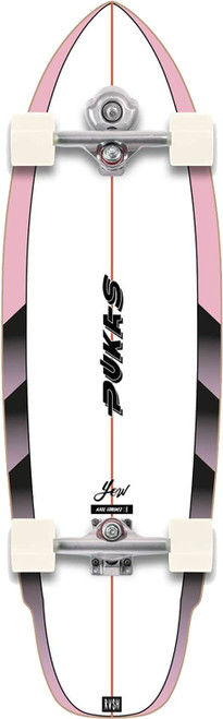 YOW PUKAS RVSH SURFSKATE SKATEBOARD COMPLETE 33"