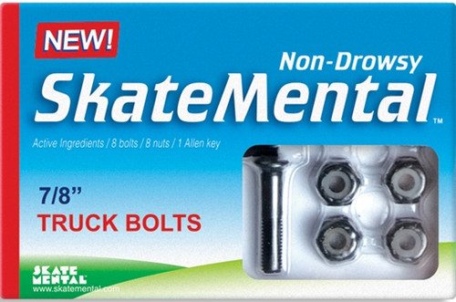 SKATE MENTAL 7/8" SKATE HARDWARE ALLEN single set