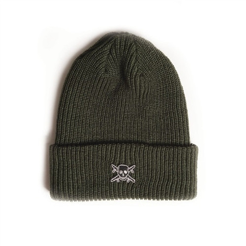 FourStar Pirate Label Beanie Green