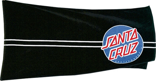 Santa Cruz Classic Dot Towel Black | Boardparadise.com