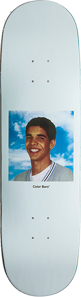 COLOR BARS DEGRASSI YEARBOOK SKATEBOARD DECK 8.5 BLUE
