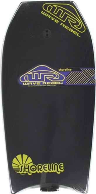 WAVE REBEL SHORELINE 39" BLK BOOGIE BOARD BODYBOARD