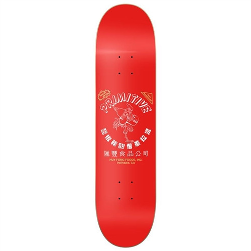 Primitive x Huy Fong PROD Skateboard Deck Red 8.125