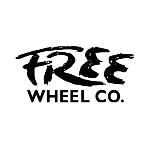 FreeWheel Co Circle Logo Sticker Yellow 2inch