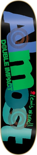 ALMOST MARNELL LIFE SAVER SKATEBOARD DECK -8.0 double impact