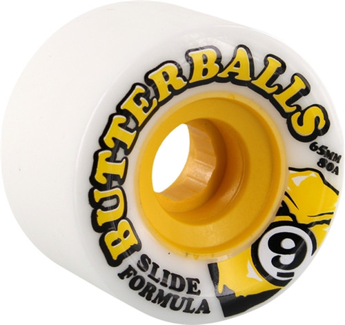 SECTOR 9 SLIDE BUTTERBALLS 80a 65mm Skateboard Wheels