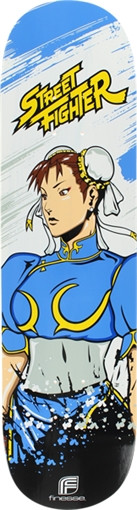 FINESSE STREETFIGHTER CHUN LI SKATEBOARD DECK-8.25