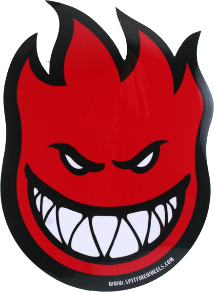 Spitfire FIREBALL LARGE RAMP STICKER single (Colors Vary)