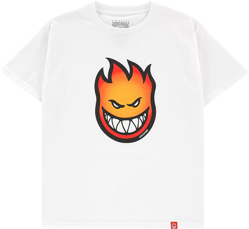 SPITFIRE BIGHEAD FADE FILL YOUTH SS SMALL WHT/ORG