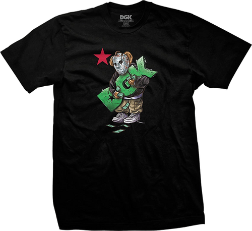 DGK CALI LOVE SS TSHIRT MEDIUM BLACK