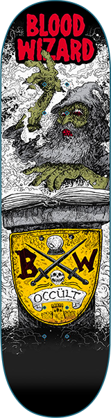 BLOOD WIZARD WIZARD SOD SKATEBOARD DECK-8.25