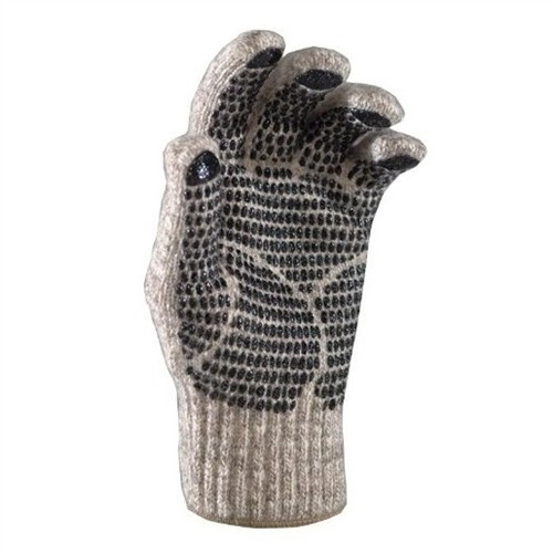 Fox River Gripper Gloves Brown Tweed Large