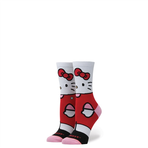 Stance Hello Kitty Womens Socks White M (8-10.5)