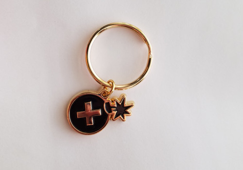 THE HUNDREDS アダムボム　キーホルダー The Hundreds Adam Key Chain Gold | Boardparadise.com
