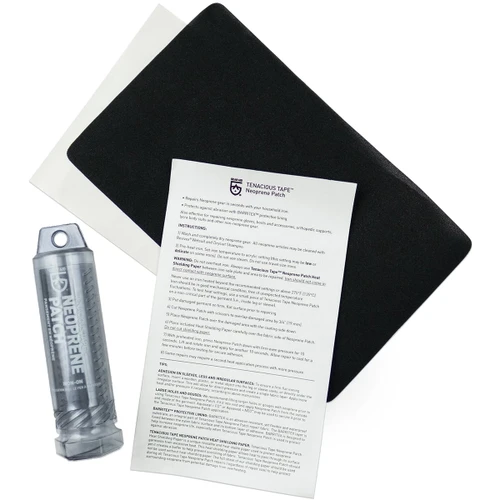 Iron Mend Neoprene Repair Patch Kit Black Onesize