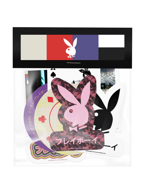 Color Bars Playboy Tokyo Decals Assorted Sticker Pack