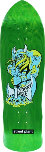 STREET PLANT STREET AXE 2016 SKATEBOARD DECK-9x32.37 ASSORTED COLOR stain