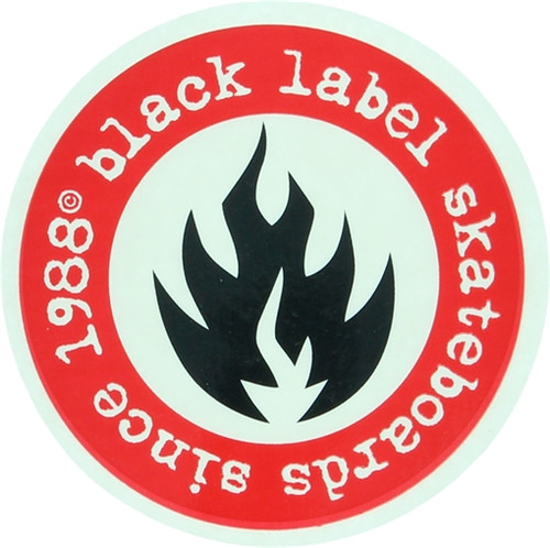 BLACK LABEL SINCE 88 Sticker Decal SINGLE BLK/RED assorted.colors