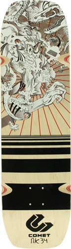 Comet Ketner Shred Longboard Skateboard Deck Black 9.2