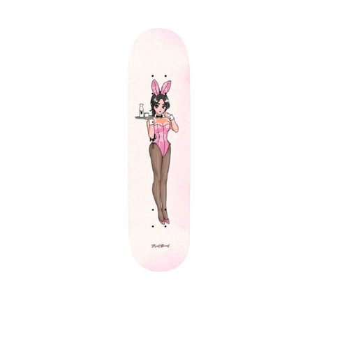 Color Bars Playboy Tokyo Pt 2 Kiko Skate Deck Pink 8.25